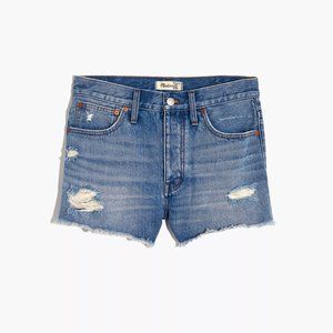 Madewell Distressed Relaxed Denim Short Size 25 | NWT